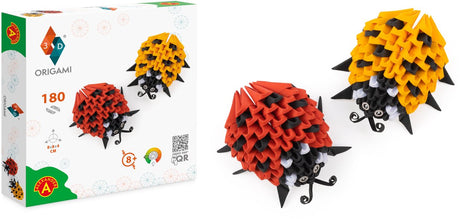 Alexander toys origami 3d lieveheersbeestjes - origami 3d