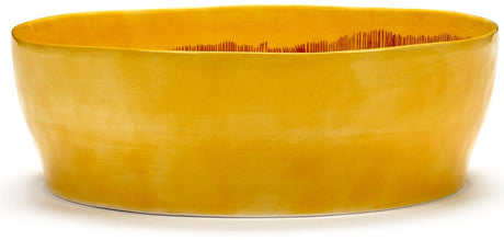 Serax - ottolenghi feast - saladeschaal - geel rood - 28 ø