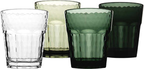 Bo-camp - limonade glas - mix match - kunststof - 200 ml - 4 stuks - groen
