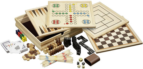 Philos houten spellen verzameling 10 medium