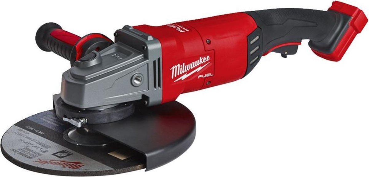 Milwaukee m18 flag230xpdb-0c 18v li-ion accu haakse slijper body in koffer - 230mm - koolborstelloos