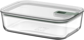 Mepal glazen vershouddoos easyclip - 1.5 l - glazen vershoudbakjes met schuifsluiting - geschikt voor magnetron. (stoom)oven. koelkast en vriezer - nordic sage