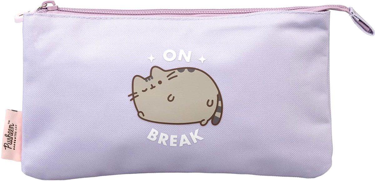 Grupo erik pusheen - moments 3 compartment case etui - multicolours
