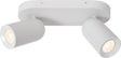Lucide punch - plafondspot (plafondlamp) - 2xgu10 (mr16) - wit
