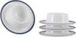 Gimex - linea line - eierdop - blauw - 4 stuks