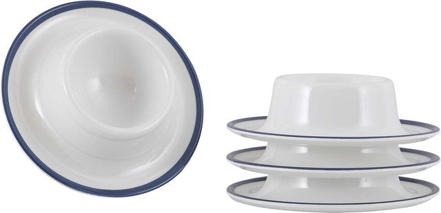 Gimex - linea line - eierdop - blauw - 4 stuks