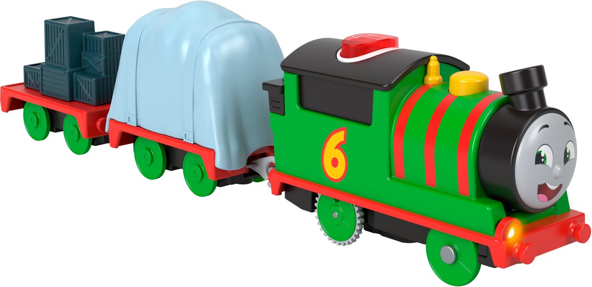 Fisher-price mattel speelgoed trein thomas friends talking percy met geluid.
