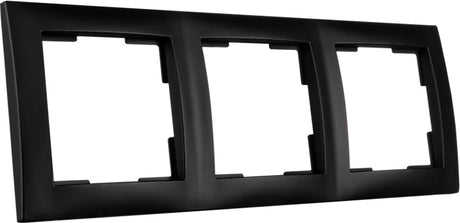 Ion industries e1 afdekraam 3-voudig mat zwart (80.302.316)