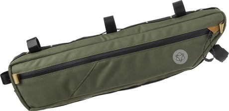 Agu venture - frame tas - 3l - groen - waterafstotend - met 3m reflectie - ykk ritssluiting - hydratatie port - gerecycled polyester
