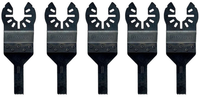 Dewalt 10x43mm multitool zaagblad hcs precisie tbv hout (5 stuks) - dt20726