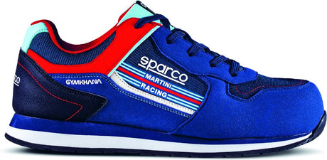 Sparco gymkhana martini – veiligheidsschoen s1ps in martini racing stijl - blauw - maat - 42