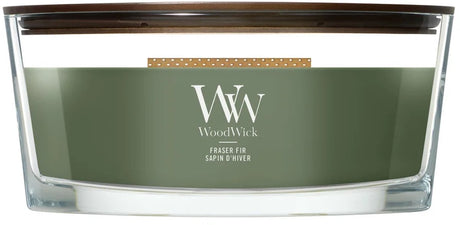 Woodwick heartwick flame ellipse geurkaars - frasier fir - 50 branduren