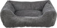 Trixie - hondenmand - jonna - vital - ribstof - donkergrijs - 100x70 cm