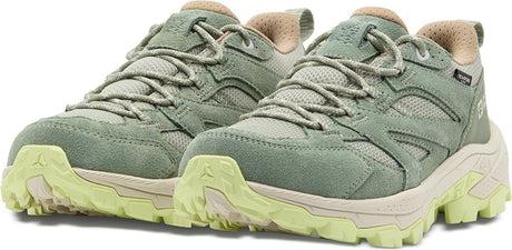 Jack wolfskin vojo tour texapore low w dames wandelschoenen - eucalyptus - 40