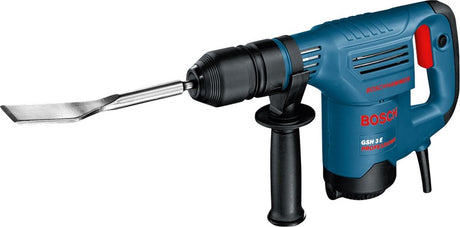 Bosch professional gsh 3 e breekhamer - 650 watt - 2,6 j - inclusief opbergkoffer en 2 beitels
