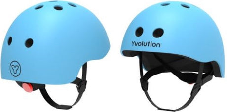 Yvolution kinderhelm blauw one size