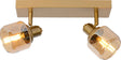 Lucide bjorn - plafondspot (plafondlamp) - 2xe14 - mat goud messing