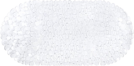 Differnz lapis inlegmat bad 100% pvc anti-slip laag 70 x 35 cm transparant
