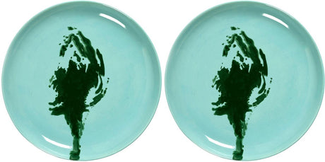 Serax - ottolenghi feast - bord m - azurblauw groen - 22 ø - 2 stuks