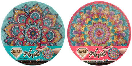 Creative craft group diamond painting mandala canvas, 30cm