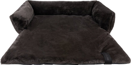 District 70 nuzzle - zachte mand voor op de bank - large: 85 x 75 cm - donker grijs l