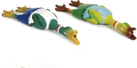 Beeztees latex eend - hondenspeelgoed - incl. geluid - 45x11x7 cm one size