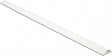 Delock kunststof kabelgoot half-rond met zelfklevende plakstrip - 100 x 3 cm wit