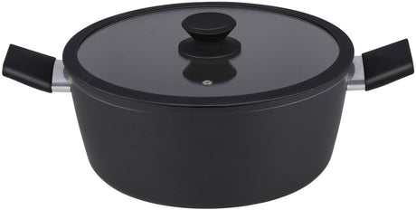 Alpina keramische kookpan ø28 cm – inductie kookpot met keramische antiaanbaklaag – soeppan - pan met deksel