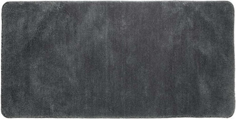 Sealskin angora -badmat 70x140 cm - polyester - donkergrijs