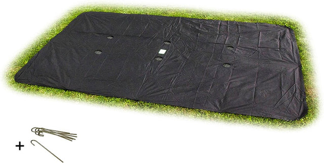 Exit toys exit groundlevel trampoline afdekhoes 275x458cm - trampoline beschermhoes - weerbestendig - rechthoekig - afdekzeil