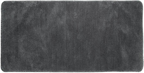 Sealskin angora -badmat 70x140 cm - polyester - donkergrijs