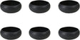 Medard de noblat - oslo black - kleine kom 12 cm - 6 delig - stoneware