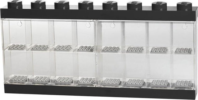 Lego opbergbox minifiguur 16, zwart -