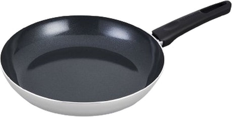 Brabantia indu+ koekenpan - ø 28 cm - keramische antiaanbaklaag - pfas vrij - geschikt voor inductie - grijs
