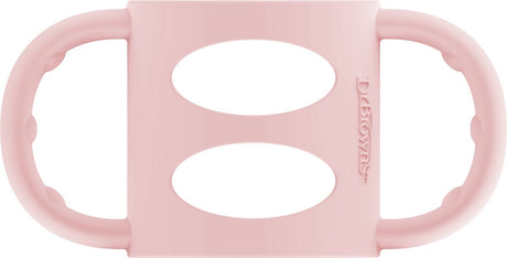 Dr. brown's siliconen handvat - voor smalle halsfles - roze