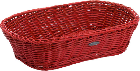 Westmark multifunctionele mand, geschikt voor hotel en catering, vierkant, ca. 26,5 x 19 x 7 cm, synthetische vezel, saleen-editie, coolorista, robijnrood, 02036179101