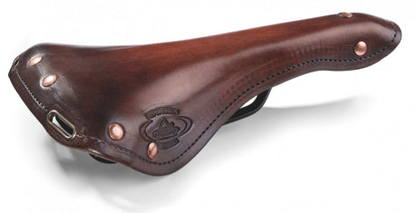 Monte Grappa zadel veer smal Charleston Sport leer D-bruin