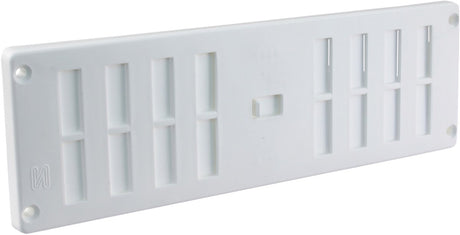 Starx schuifrooster afsluitbaar - kunststof - 80 x 250 mm - wit