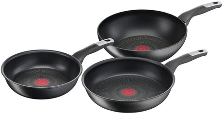 Tefal unlimited - pannenset - 3-delig - inductie - anti-aanbaklaag - geschikt voor alle warmtebronnen