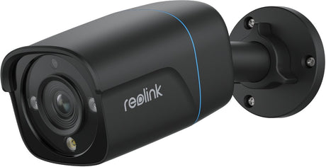 Reolink p330 zwart 8 mp ip poe beveiligingscamera met persoons- en voertuigdetectie