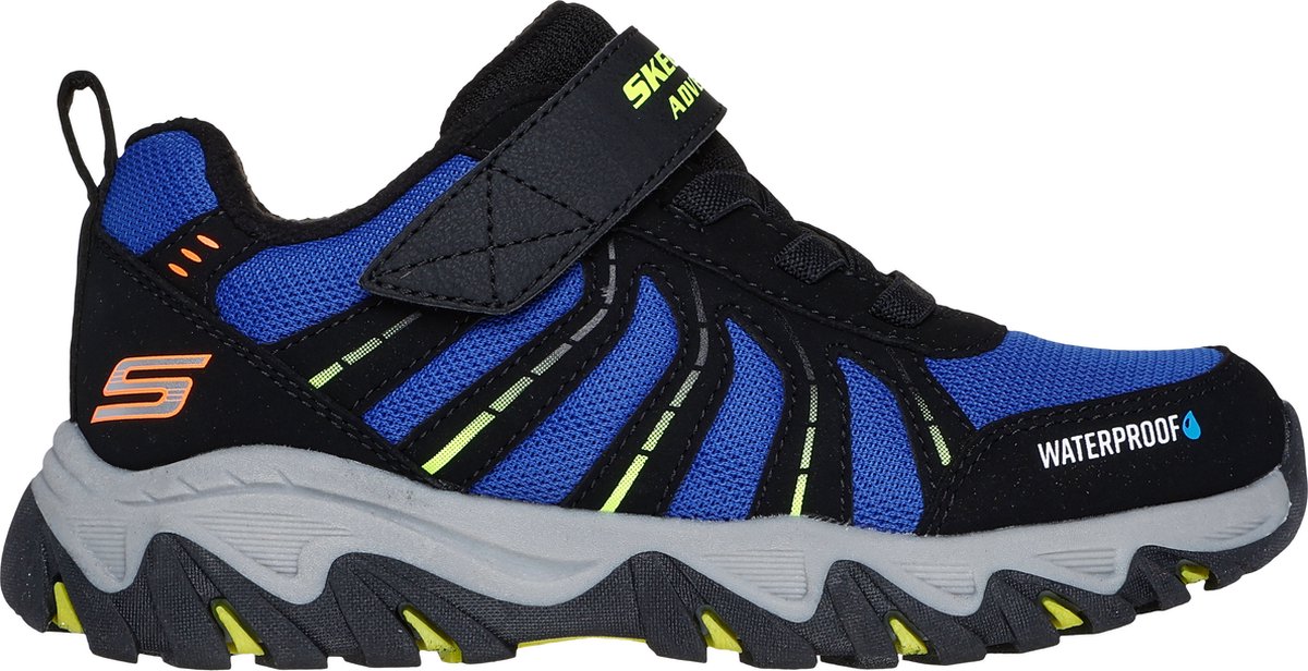 Skechers rugged ranger-hydro explorer jongens wandelschoenen - zwart blauw geel oranje