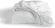 Cinderella - weekend - hoeslaken - 100% katoen - 140x200 cm - tot 25 cm matrashoogte - wit