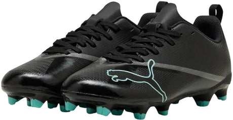 Puma ultra 7 play fg ag jr unisex sportschoenen - black-intense mint 33