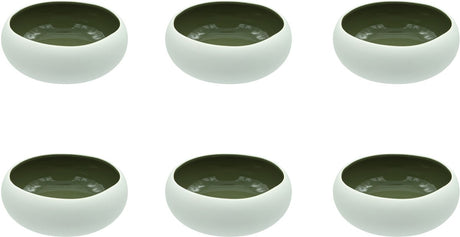 Medard de noblat - oslo olive - kleine kom 12 cm - 6 delig - stoneware