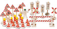 Goki verkeerstekens ii h4,5-12,5cm, 29-delig, hout, 3+
