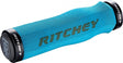 Ritchey wcs ergo true grip handvatten lock-on, blauw turquoise