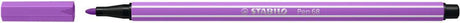 Stabilo pen 68 brush - premium brush viltstift - plum paars - per stuk