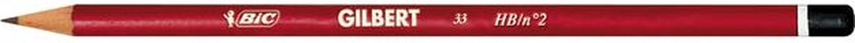 Bic potlood gilbert 33 rond hb | 12 stuks