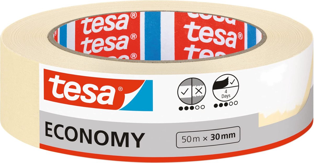Tesa afplakband 50 m x 30 mm