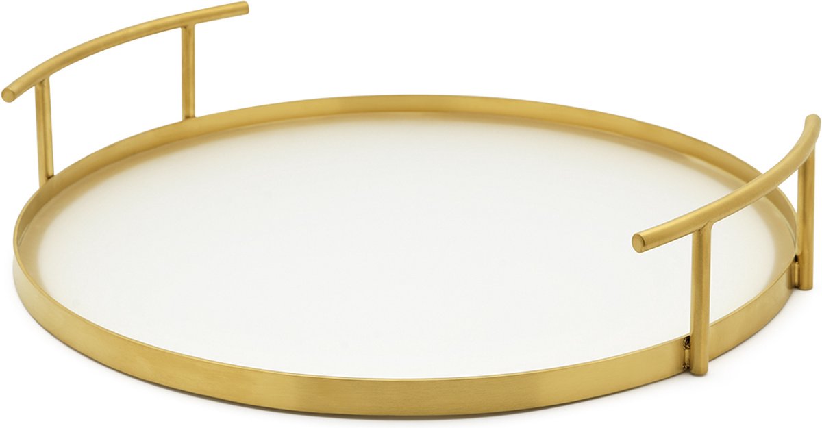 Leopold vienna - dienblad rond arinto goud